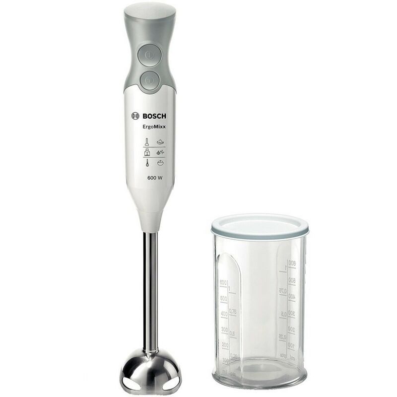 Batidora Bosch Msm66110 600 Inox Pie Desmontable 4 Cuchillas Vaso Mezclador -