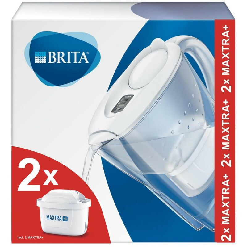 Jarra Brita Marella Blanca Maxtra Plus 2 Filtros 1028185