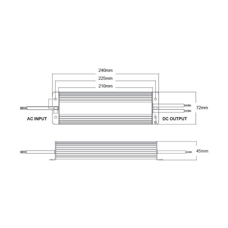 Ledco tr24100 alimentatore 100w 24V 4a ip20