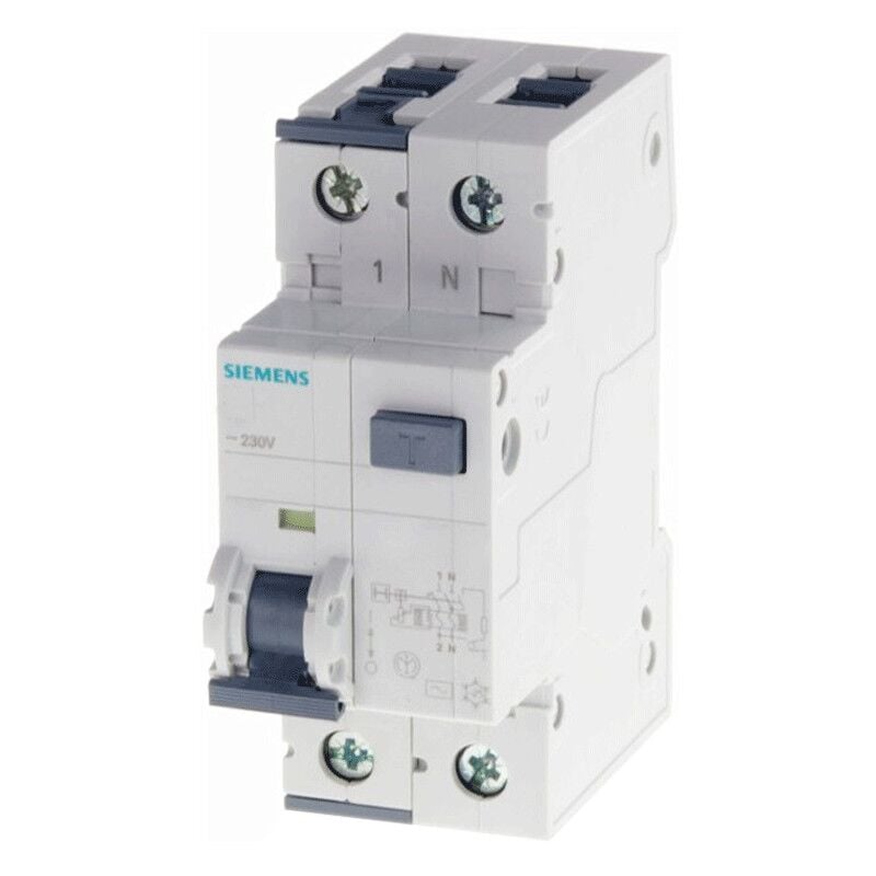 Siemens differenziale magnetotermico 10A 1P+N 300MA 4,5KA 5SU16531KK10