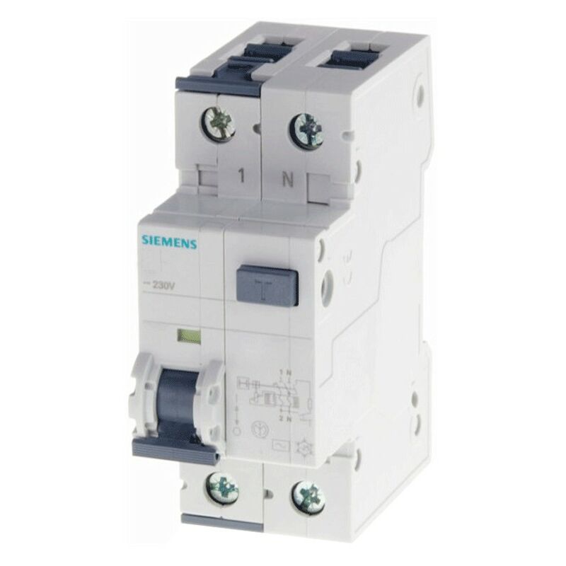 Siemens 5su36771bk25 interruttore differenziale magnetotermico 4p 0,03 25a  c 10000