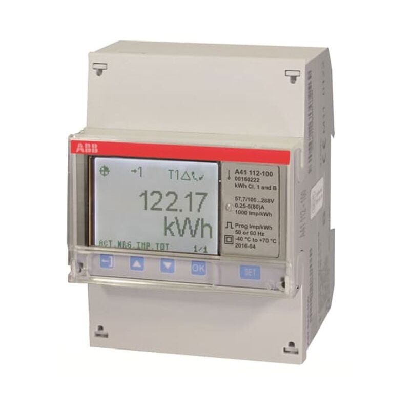 Orno WE-519 LCD Contatore Energia Elettrica 1 Fase Display Consumo  Energetico con Certificato MID e Uscita ad Impulsi (senza  retroilluminazione)