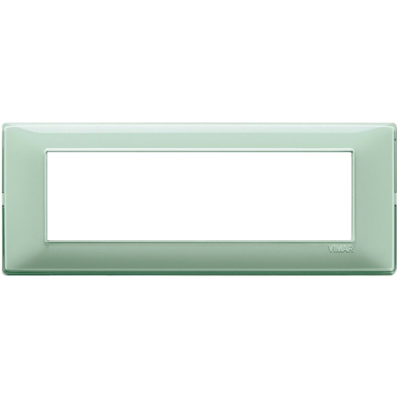 Vimar Plana placca 7 moduli colore reflex menta 14657.44