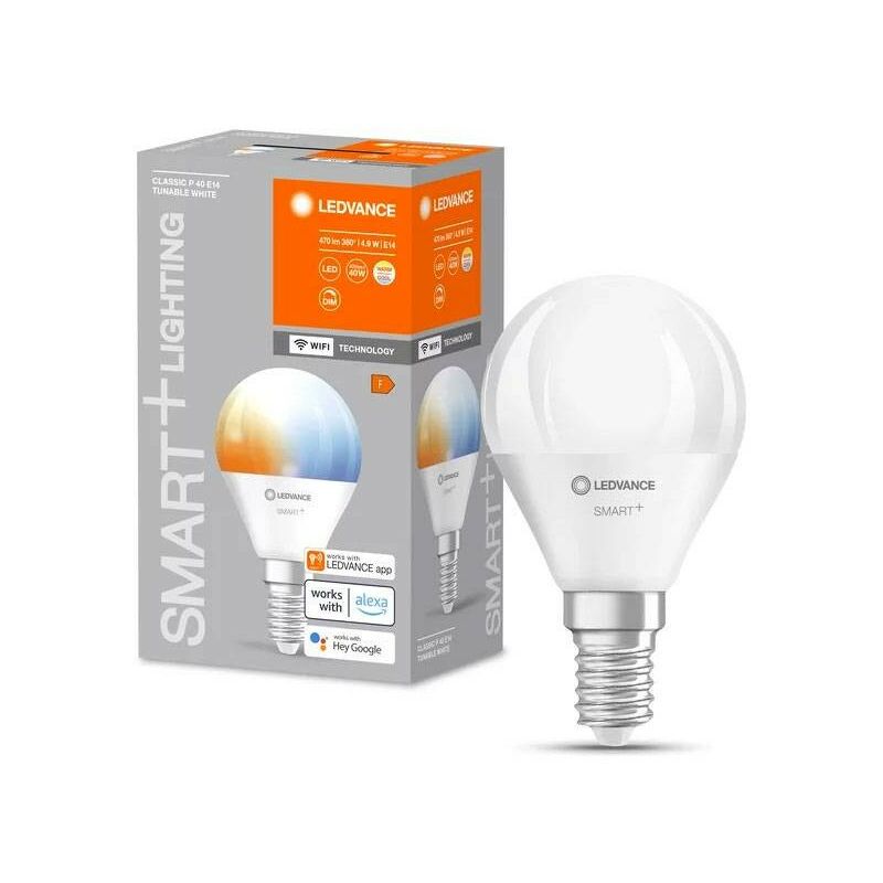 Lampadina Led Osram Ledvance Wifi attacco E14 4,9W 2700/6500K SMT778634WF