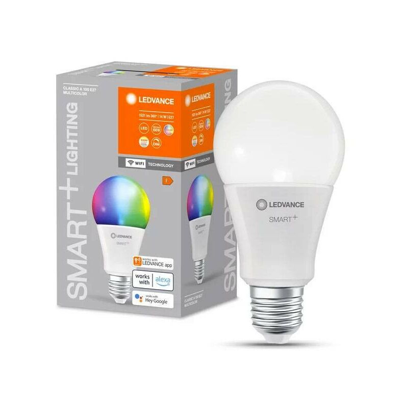 Lampadina Led Osram Ledvance Wifi attacco E27 14W 2700/6500K RGBW  SMT778726WF