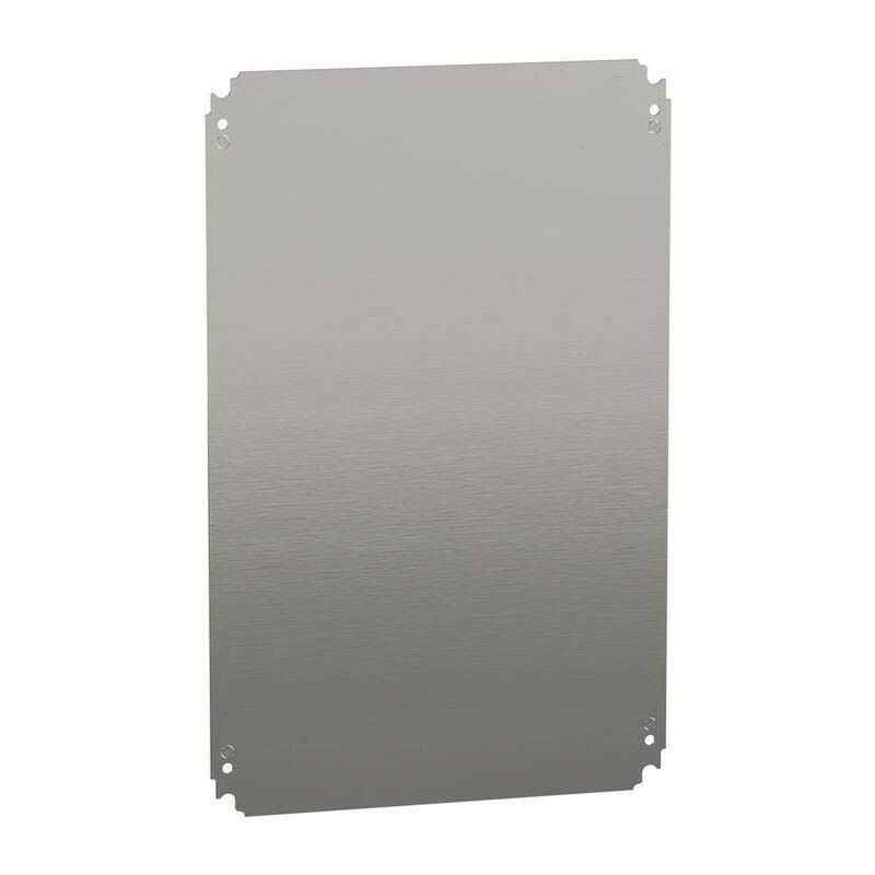 Italweber - 7432055 - Piastra di fondo in lamiera zincata per cassetta  CC-55 - Spessore 3 mm - Dimensioni: 540 x 540 mm