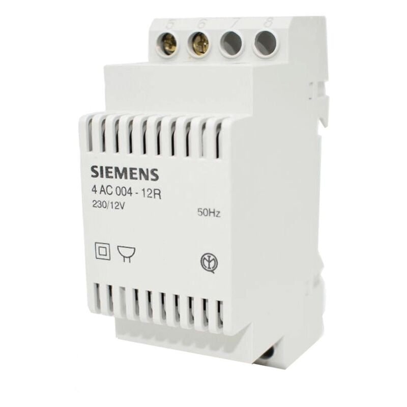 Siemens - 4AC37240 - trasformatore di sicurezza, 24 VA primario AC 230 V,  50Hz, secondario 8 V, AC 12