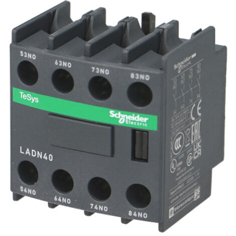 SCHNEIDER LADN31 - Blocco contatti ausiliari TeSys - 3NO + 1NC - Morsetti a vite