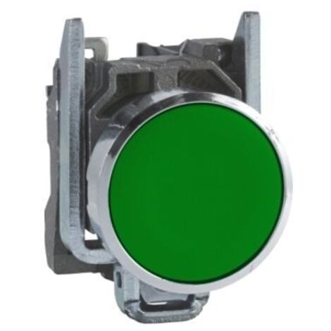 Pulsante completo Telemecanique Verde 1NO XB4BA31