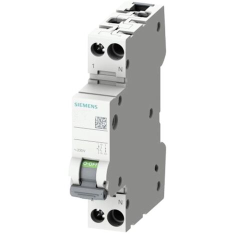 Interruttore Magnetotermico Siemens 25A 1P+N 6KA curva C 1 Modulo 5SL60257