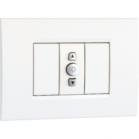 Dimmer da incasso Vemer per serie civili 1 modulo bianco VE772200