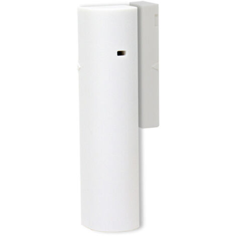 Sensore Wireless A Contatto Magnetico - Per Porte E Finestre, Bianco, Con Allarme A LED