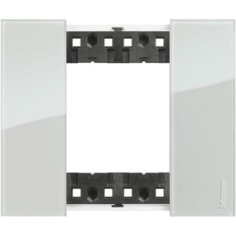 Placca Bticino Living Now 2 Moduli colore SKY KA4802DA