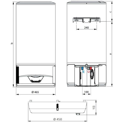 Scaldabagno elettrico con tecnologia ibrida Ariston Lydos Hybrid 80 Lt Classe Energetica A