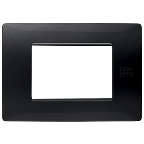 Placca Simon Urmet Flexa Nea 3 Posti Colore Wengé – 11803.WE – Piastra Da Muro Per Coprifrutto E Interruttori - 2