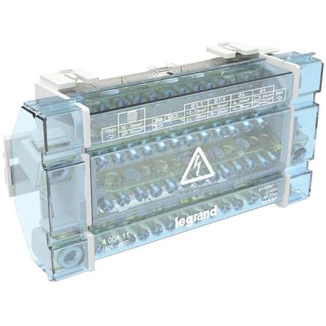 Morsettiera modulare Bticino 160A 4 Poli 15 fori 10 Moduli 400411
