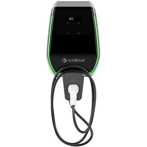 Ricarica Veicoli Elettrici Wallbox Cabur 7,4KW con 1 Cavo T2 Monofase EVPLUS7C