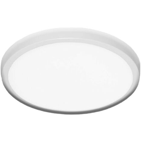Velamp Plafoniera LED Tonda 30cm 12W - Luce Fredda 4000K, 810 Lumen, IP20 Per Interni