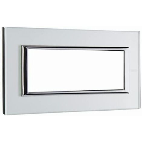 Bticino Axolute Placca 6 Moduli Specchio Acidato HA4806VSA