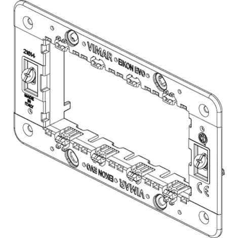 Vimar Eikon - supporto 4 moduli 21614