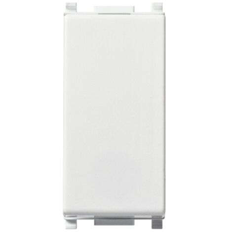 Pulsante Vimar Plana 1P NO 10A 250V 1 Modulo Bianco 14008