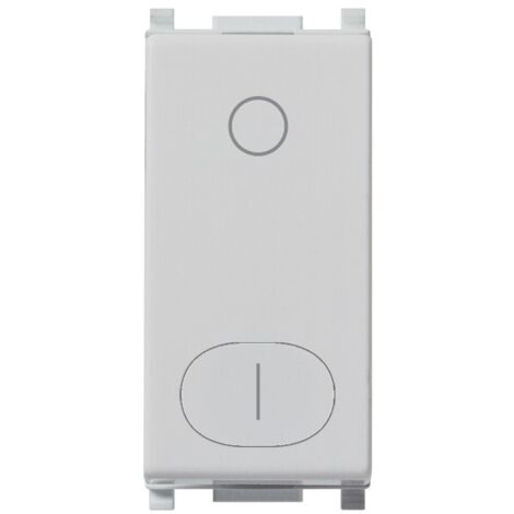 Interruttore Bipolare Vimar Plana 2P 16AX 250V 1M Bianco 14015