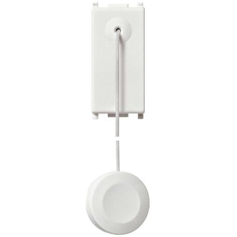 Pulsante a tirante Vimar Plana 1P NO 10A 250V Bianco 14052