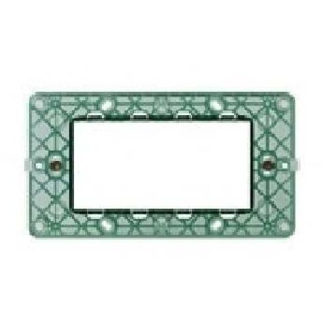 Supporto 4 Moduli Vimar Plana per scatole incasso 14614