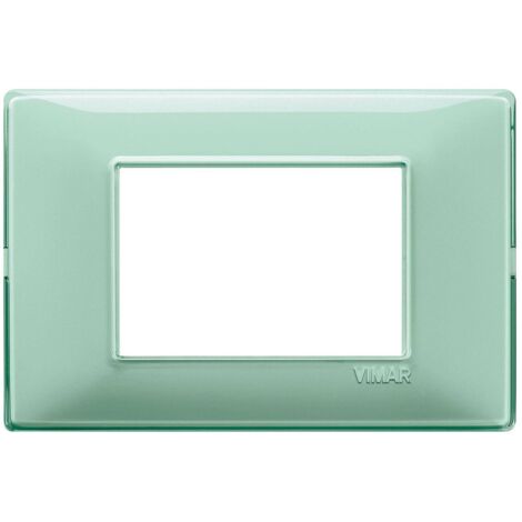 Vimar Plana placca 3 moduli colore menta 14653.44