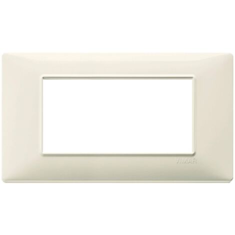 Vimar Plana placca 4 moduli colore beige 14654.03