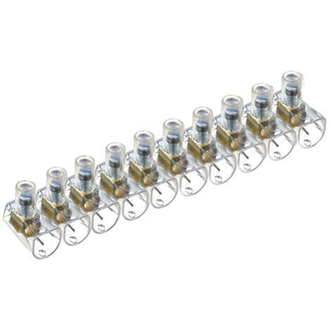 Barretta 10 morsetto unipolare cappuccio elettrico mmq 10 morsetti forbox