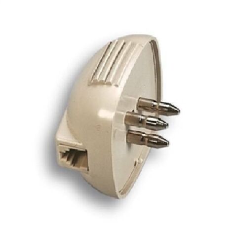 Spina telefonica tripolare Fanton con PLUG 6/4 22070 (1/3)