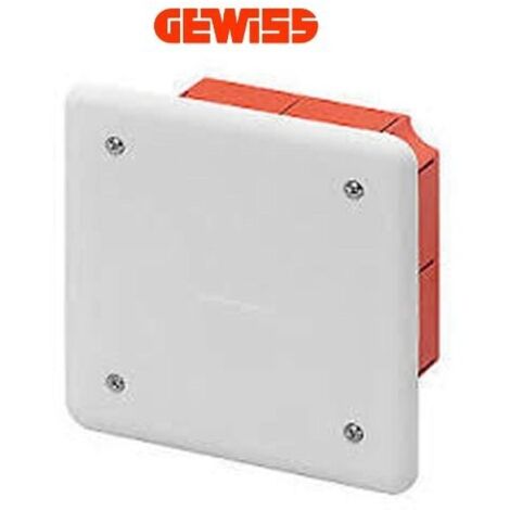Gewiss cassetta di derivazione e connessione da incasso 92x92x45 cm gw48001