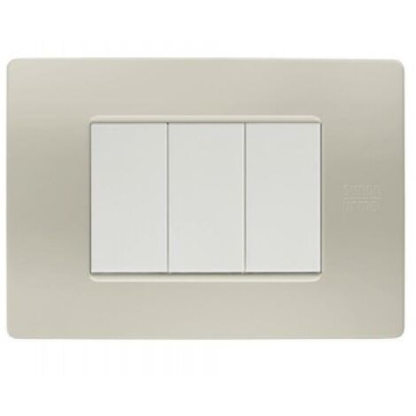 Urmet Simon Nea placca 3 moduli sabbia 11803.SB