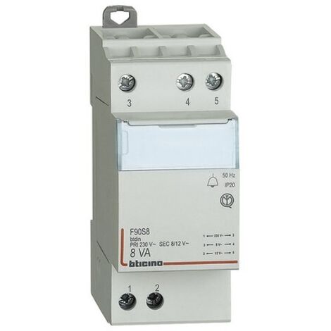 Bticino trasformatore per campanelli 230V/12V F90S8