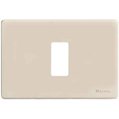 Placca per interruttori Bticino Magic 1 posto resina avorio TIC503/1/R