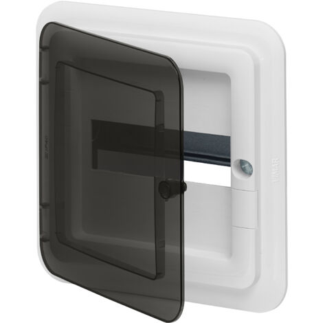 Centralino Vimar incasso 8 moduli DIN IP40 con sportello fumè V53108