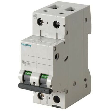 Interruttore magnetotermico Siemens 2P 40A 4,5kA tipo C 2 moduli 5SL32407