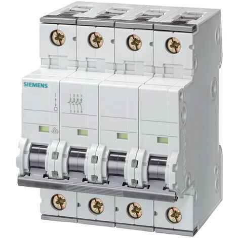 Interruttore magnetotermico Siemens 4P 16A 15kA tipo C 4 moduli 5SY74167