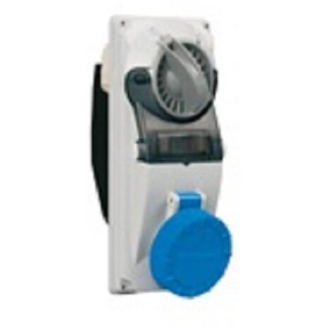 Presa Industriale Interbloccata CEE Palazzoli 2P+T 16A 230V IP67 fusibile