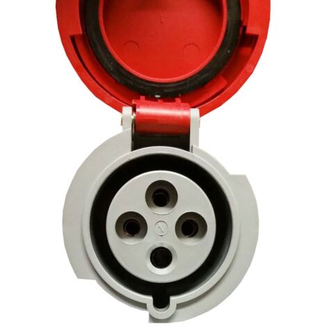 Presa Dritta 32a 3p+t+n 400v Ip44 Pce - Leroy Merlin - Foto 4