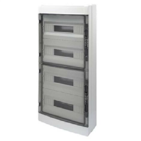 Centralino Gewiss esterno IP65 72 (18x4) portello fumè IP65 GW40109