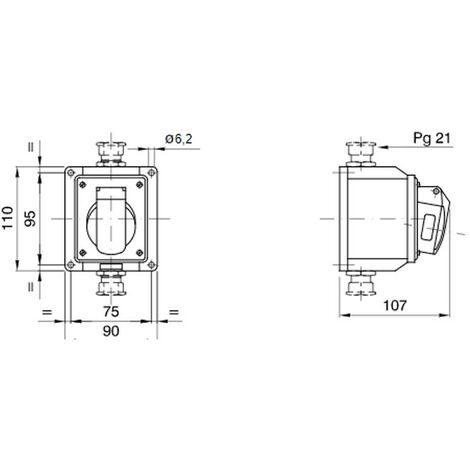Presa Elettrica GEWISS 2P+T 16A - Bianco, Schuko, Universale - Foto 2