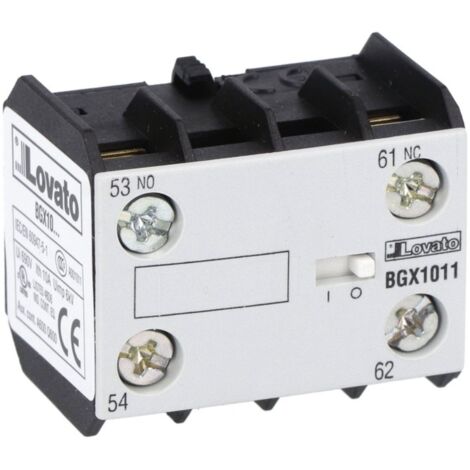Contatto ausiliario Lovato per mini contattore 1NA+1NC 11BGX1011