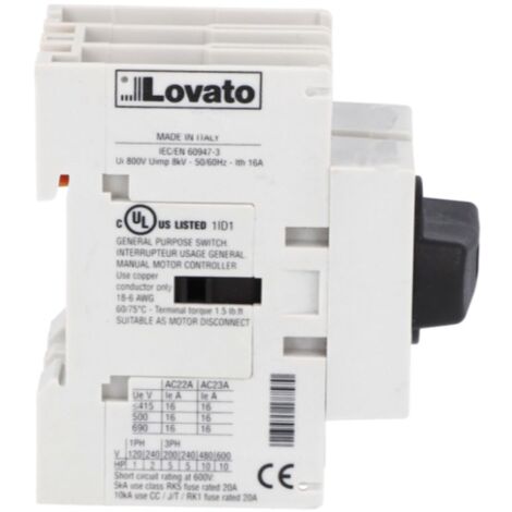 Lovato - GAZ016T4 - Sezionatore 4p in cassetta ac21a 16a | Spesa Elettrica