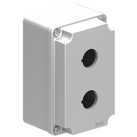 Custodia Lovato in metallo grigio IP67 per 2 pulsanti LPZM2A8 (1/2)