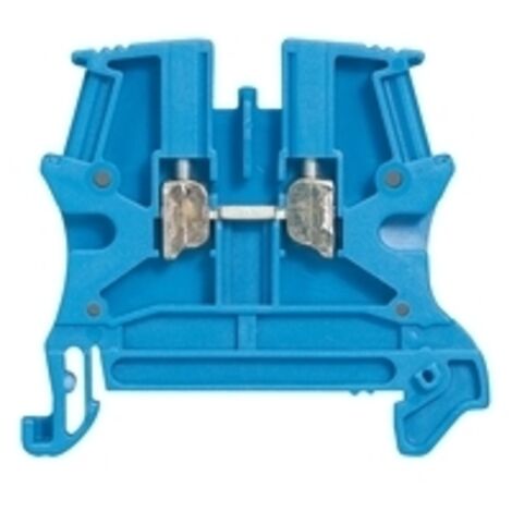 Morsetto Legrand 16mmq attacco DIN colore blu 037104