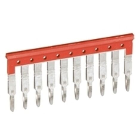 Pettine equipotenziale Legrand per 10 morsetti passo 5mm 037501