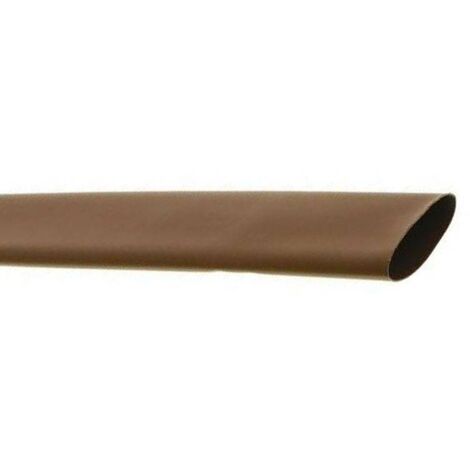 Guaina termorestingente Etelec 4,8 riduce a 2,4 Marrone 1 mt GT1188