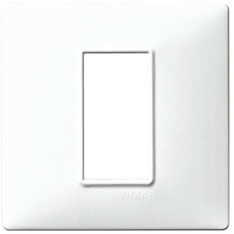 Placca Vimar Plana 1 modulo colore bianco 14641.01